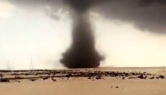 Gigantyczne tornado w Katarze. Przerażające obrazki przed ćwierćfinałami