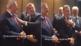 Kuriozalna rozmowa Kuleszy z prezesem z Albanii. Film niesie się po sieci