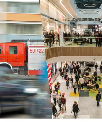 Ewakuacja w Galerii Mociny. W rodku mogo by nawet pi tysicy osb