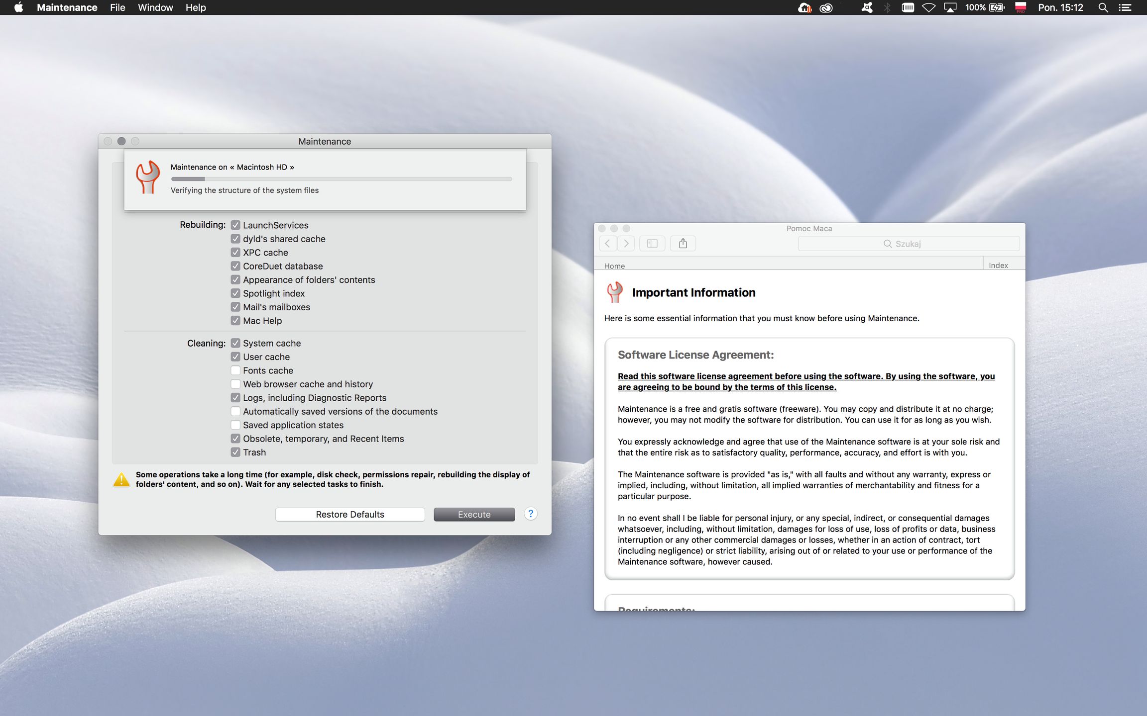 Maintenance 2.2.4 (macOS) dobreprogramy