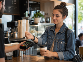 Test RingPay. Wygląda jak zwykła bransoletka, ale można nią płacić