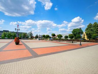 Plac miejski w Kurowie