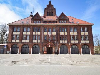 Zabytkowy budynek Straży Pożarnej w Koszalinie