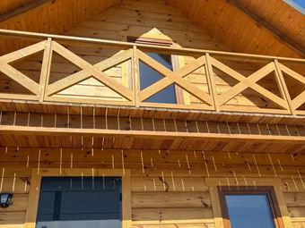 Domki na bani w Bieszczadach