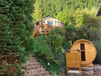 Domki i Jurta u Leśniczki