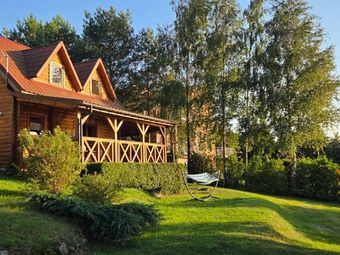 Domki całoroczne nad jeziorem z własną linią brzegową Rybical, Ryn