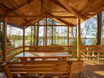 Domki letniskowe POMOST + ŁÓDKA + SILNIK GRATIS