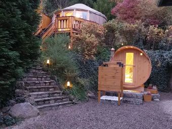 Domki i Jurta u Leśniczki