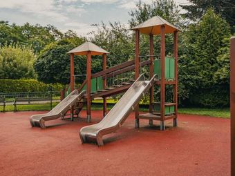Plac zabaw w Parku Miejskim w Andrychowie