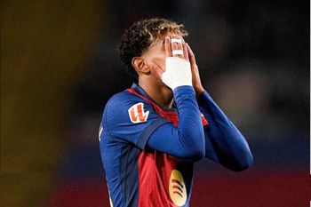 Mural Lamine'a Yamala został zniszczony. Wandal miał fantazję