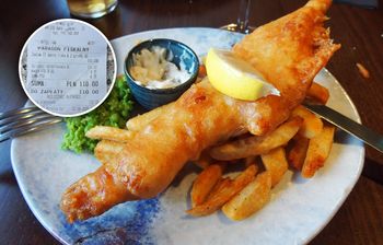 "Paragon grozy" w Dębkach? Tyle zapłaciła za dwa obiady