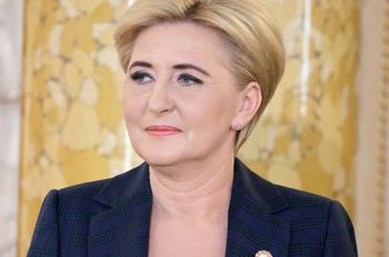 Agata Duda zabrała głos. "Jesteśmy wolni, możemy iść"