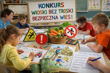 "Wioski bez troski". Uczniowie z Wielkopolski mogą wziąć udział w konkursie o bezpieczeństwie na wsi