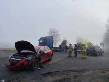 Zderzenie 3 pojazdów w Cekanowie. DK62 zablokowana!