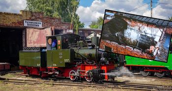 Pół miliona złotych na remont parowozowni Wyrzyskiej Kolejki Wąskotorowej w Białośliwiu