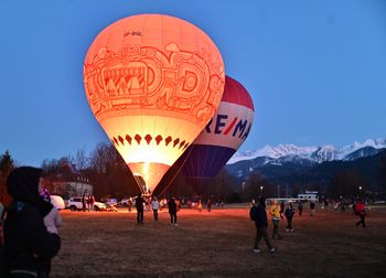 Magiczne balony nad Zakopanem. Tłumy na widowisku