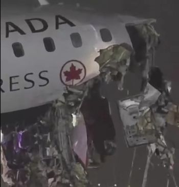 Katastrofa na pasie LaGuardia: Air Canada Express z impetem uderza w wóz strażacki – lotnisko sparaliżowane
