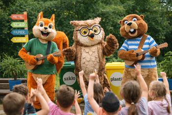Wiewióra, Sowa i Bóbr uczą ekologii. Muzyczny spektakl dla dzieci w Poznaniu