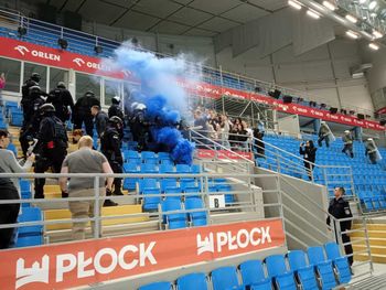 Ćwiczenia służb w Płocku. Scenariusz jak z prawdziwego meczu