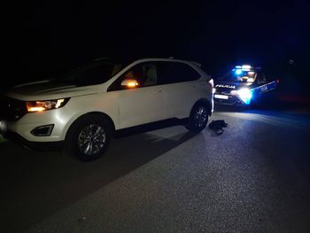 Potrącenie pieszego w Łempinie (gmina Raciąż). Lądował LPR – apel o ostrożność po zmroku!