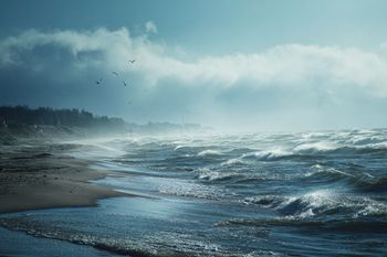 Silny wiatr uderzy w północ Polski. Ostrzeżenia IMGW i alert RCB dla mieszkańców