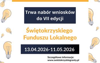 480 tys. zł dla społeczników ze Świętokrzyskiego. Ruszył nabór do VII edycji Świętokrzyskiego Funduszu Lokalnego