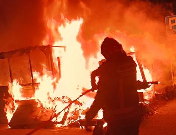 Nocne podpalenia w Jastrzębiu-Zdroju. Sprawca zatrzymany po serii pożarów
