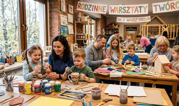 Pająk w sieci. Rodzinne warsztaty twórcze we włocławskiej GSW