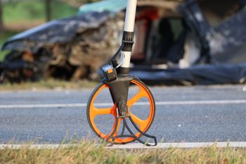 Śmiertelny wypadek w rejonie Nowka. Nietrzeźwy motocyklista wjechał do rowu