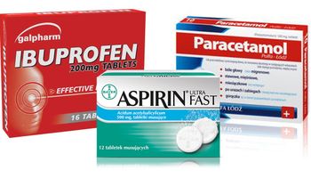 Paracetamol, ibuprofen i aspiryna. Różnic między tymi lekami przeciwbólowymi jest naprawdę sporo