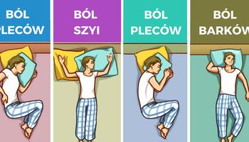 3 wygodne pozycje snu, które raz na zawsze wyleczą ból pleców i karku