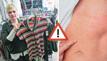 Ubrania, które kupujesz w sklepie mają na sobie pot, złuszczoną skórę i bakterie po innych osobach