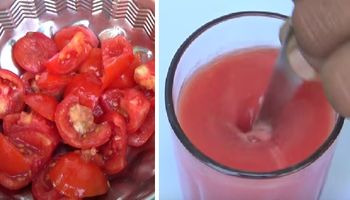 Przez 2 miesiące piły 250 ml soku pomidorowego dziennie. Efekty były zadziwiające