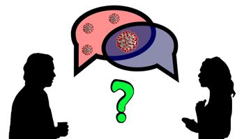 Czy koronawirusem można się zarazić podczas rozmowy? Badanie dało odpowiedź