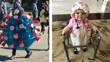 20 maluchów, które swoimi przebraniami na Halloween podbiły Internet. Są genialne!