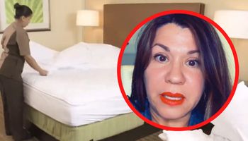 Pokojówka przestrzega czego nie należy robić w pokojach hotelowych