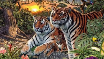 Na obrazku ukrywa się znacznie więcej tygrysów niż myślisz. Widzisz wszystkie?