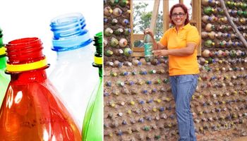 Z plastikowych butelek buduje domy dla biednych. Stworzyła ich już blisko 300