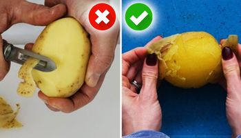 Nie potrzebujesz obieraczki, aby obrać dużą ilość ziemniaków. Szybko pozbędziesz się skórki