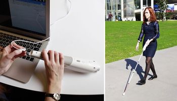 WeWalk czyli laska wykorzystująca Google Maps do pomocy osobom niewidomym