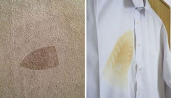 Jak usunąć przypalenie z żelazka na ubraniu lub dywanie?