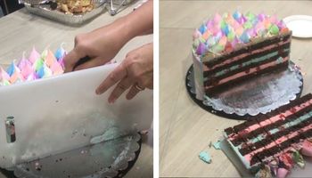 Prosty trik sprawi, że łatwo pokroisz każdy tort! Kawałki będą równe jak nigdy