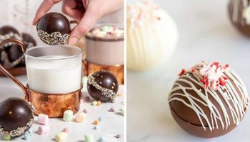 Grudniowa rozpusta, czyli jak zrobić świąteczne czekoladowe bomby ze słodkim wnętrzem