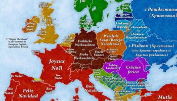 Jak Europejczycy mówią „Wesołych Świąt”? Mapa, która ukazuje różnorodność świątecznych życzeń!