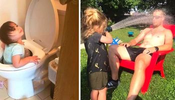 19 zabawnych zdjęć, które udowadniają, że bycie rodzicem to niekończący się serial komediowy