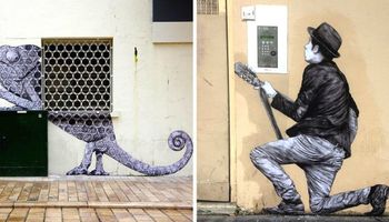 29 murali, które ożywiają ulice francuskich miast. Każdy przechodzień zwraca na nie uwagę