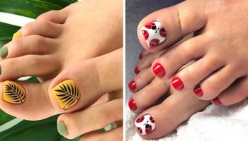 19 pomysłów na wakacyjny pedicure. Kolorowe wzory każdą kobietę wprawią w urlopowy nastrój