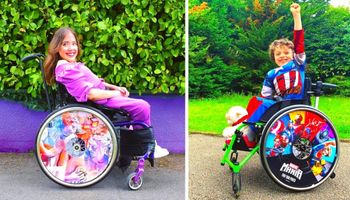 20 niesamowitych wózków inwalidzkich, których koła mienią się kolorami
