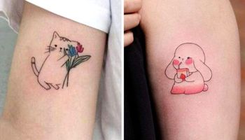 17 małych tatuaży, które pokazują, że w każdym dorosłym tkwi dziecko