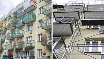 Doczepiane balkony w blokach, czyli wielki powrót mody z PRL. Ludzie chcą je mieć w mieszkaniu na lato